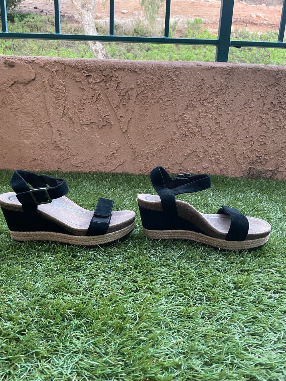 Aetrex Sydney Quarter Strap Espadrille Wedge - Picture 5 of 7